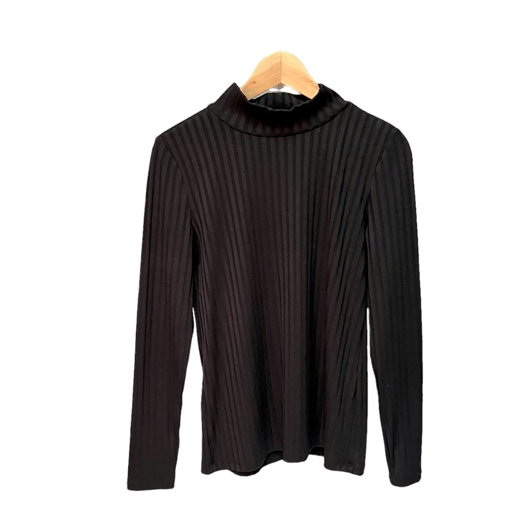 LOFT black turtleneck, (S)